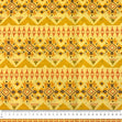 Bohemian Chic Cotton Fabric, Yellow Abstract- Width 112cm