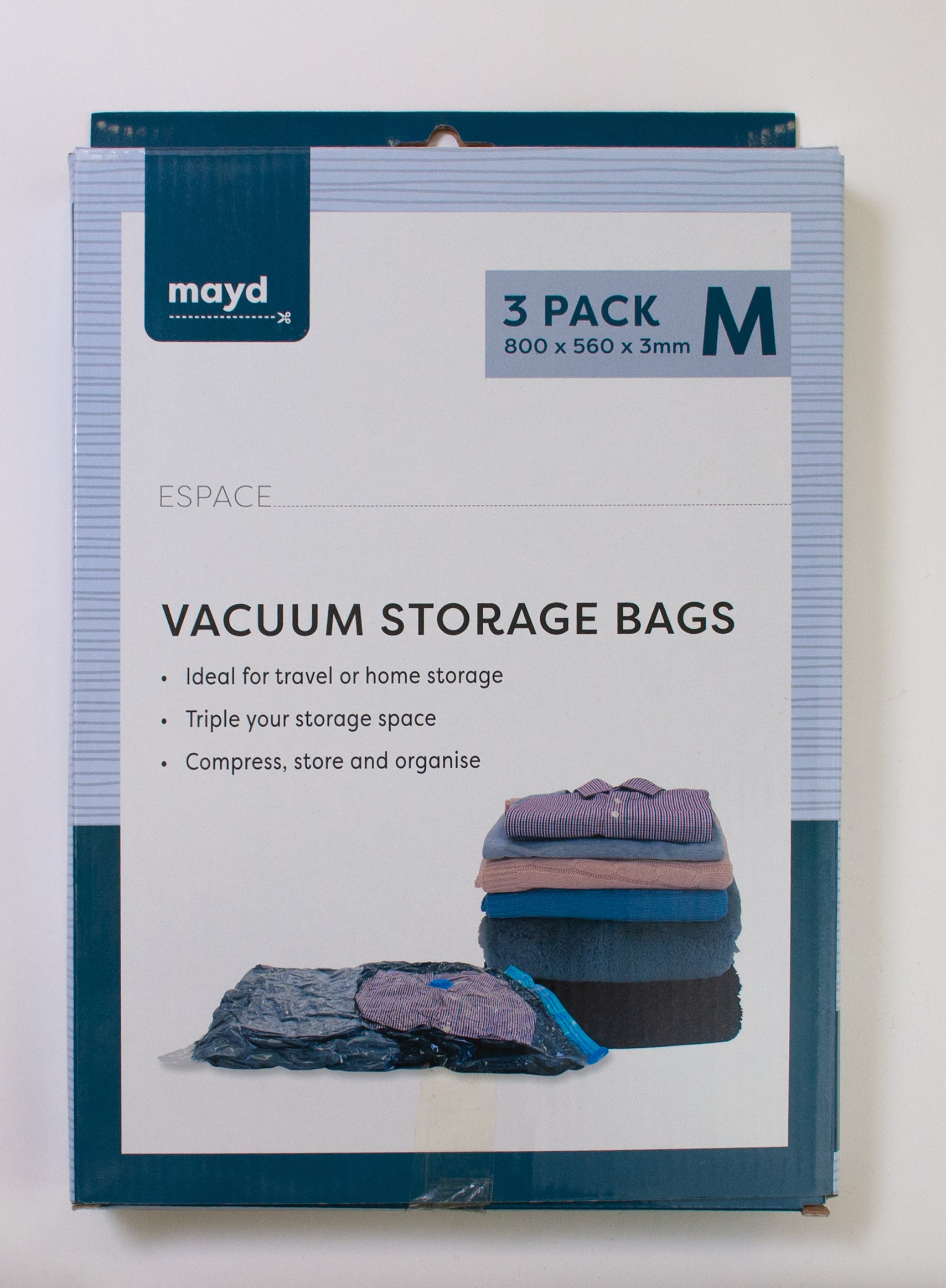 Mayd Vacuum Storage Bags - 3pc, Medium – Lincraft
