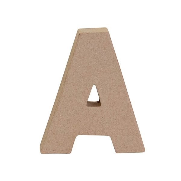 Makr Paper Mache, Small Letter A- 4"