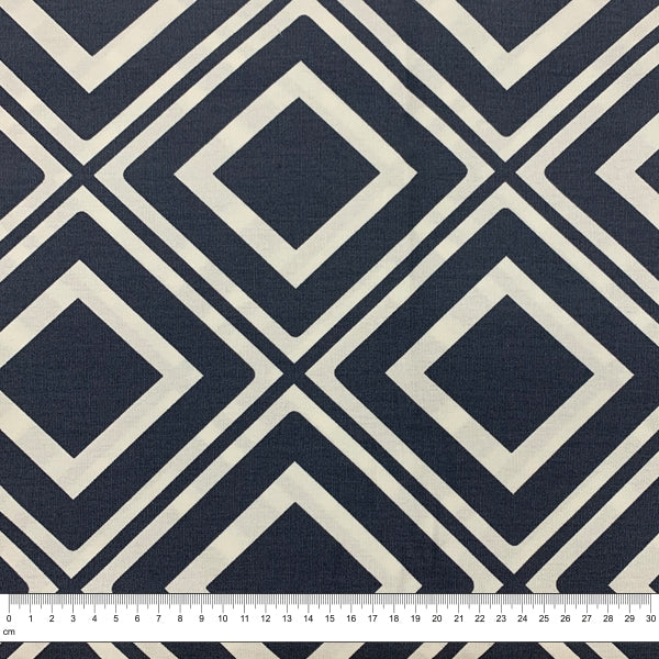 Cotton Duck Fabric, Large Diamond- Width 140cm