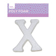 Makr Polyfoam, Uppercase X- White