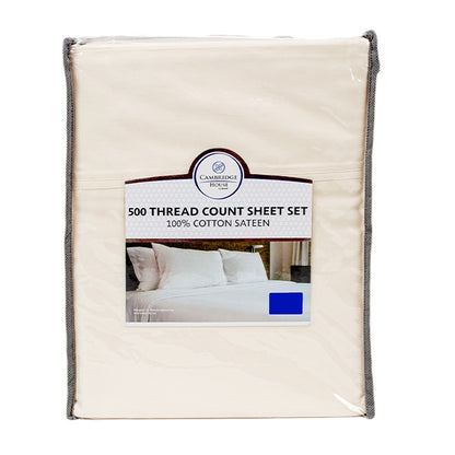 Cambridge House 500TC Sheet Set - Ivory