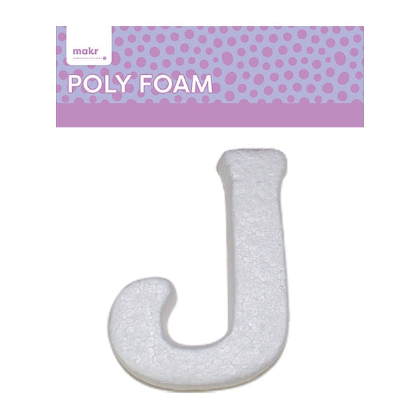 Makr Polyfoam, Uppercase J- White