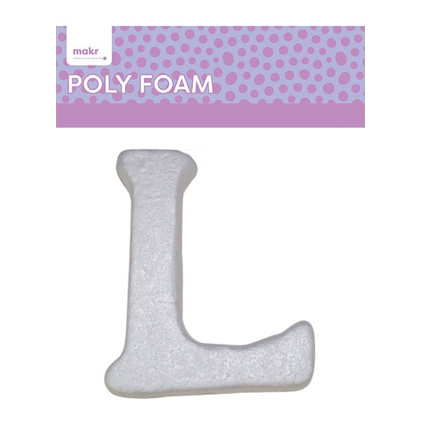 Makr Polyfoam, Uppercase L- White