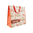 Lincraft Polypropylene Bag, Sewing Print Orange Handles