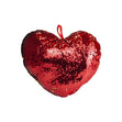Formr Junior Sequin Toy Cushion, Heart- Red