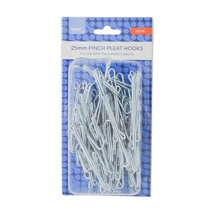 Formr Pinch Pleat Hooks, 25mm- 50pk