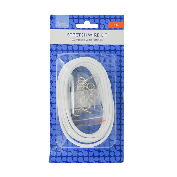 Formr Stretch Wire Kit, White- 5m