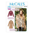 McCall's Pattern M7847 Misses' Coats