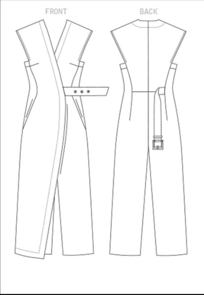 Vogue Pattern V1645 
Misses' Jumpsuit Y(XS-S-M)