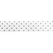 Makr Ribbon, Small Dots White Satin- 16mmx4.5m