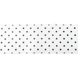 Makr Ribbon, Small Dots White Satin- 38mmx3.6m