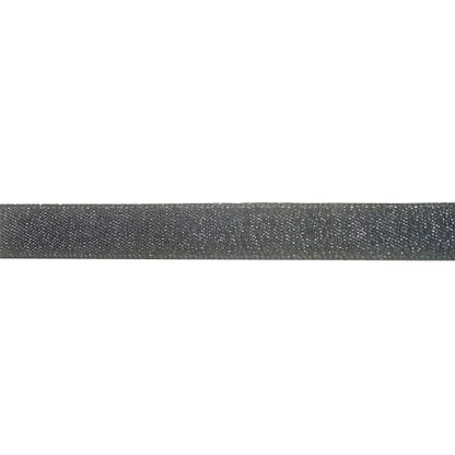 Makr Ribbon, Silver Metallic Black Ribbon- 9mmx9.1m