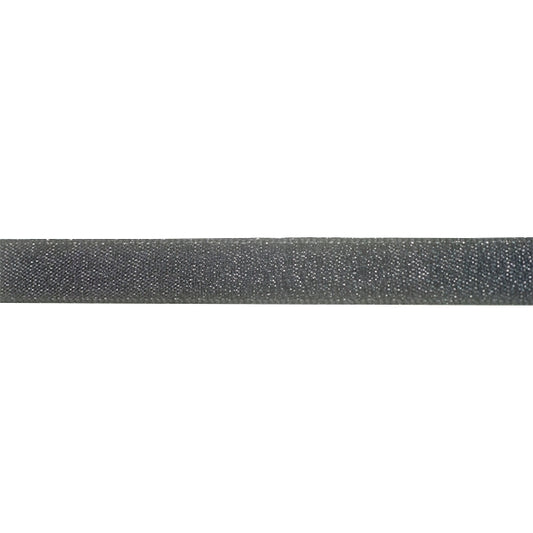 Makr Ribbon, Silver Metallic Black Ribbon- 9mmx9.1m