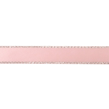 Makr Ribbon, Silver Edge Pearl Pink Satin- 9mmx9.1m