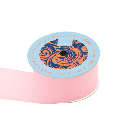 Makr Ribbon, Rose Pink Taffeta- 38mmx3.6m