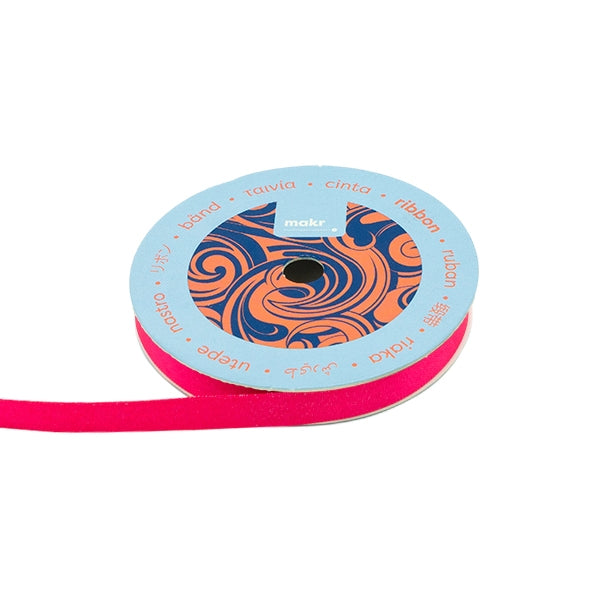 Makr Ribbon, Shock Pink Silver Metallic- 9mmx9.1m