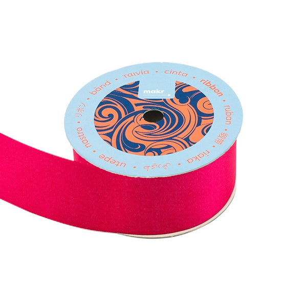 Makr Ribbon, Shock Pink Silver Metallic- 38mmx3.6m