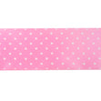 Makr Ribbon, Small Dots Pink Satin- 38mmx3.6m