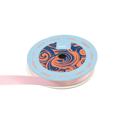 Makr Ribbon, Pink Double-Sided Silver- 9mmx9.1m