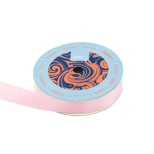 Makr Ribbon, Pink Double-Sided Silver- 16mmx4.5m