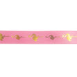 Makr Ribbon, Gold Flamingo Pink- 16mmx4.5m