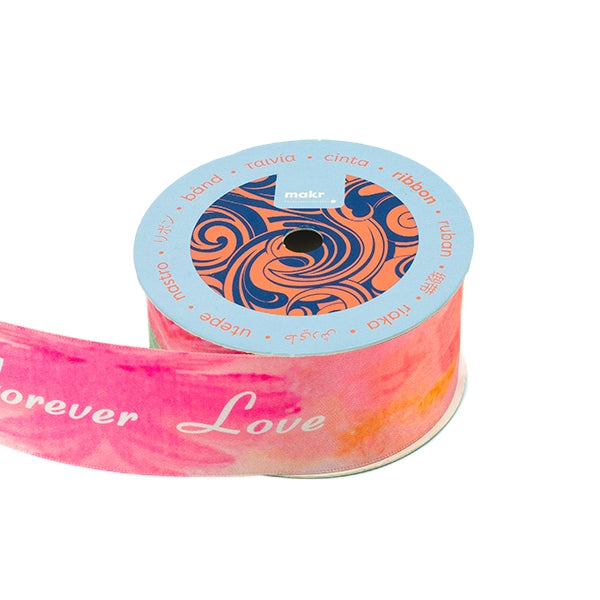 Makr Ribbon, Forever Love Pink- 38mmx3.6m