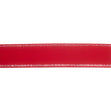 Makr Ribbon, Poppy Red Silver Edge GG- 16mmx4.5m