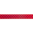Makr Ribbon, Small Dots Red Satin- 9mmx9.1m