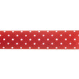 Makr Ribbon, Small Dots Red Satin- 16mmx4.5m