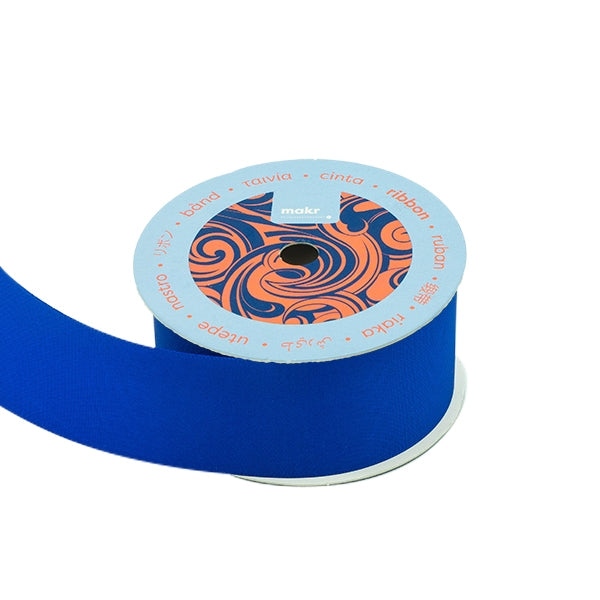 Makr Ribbon, Cobalt Taffeta- 38mmx3.6m