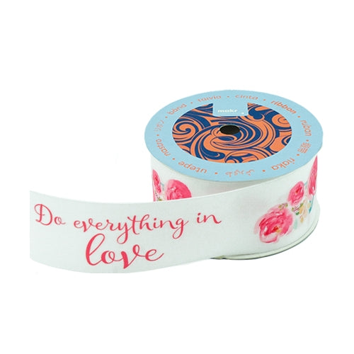 Makr Ribbon, Do Everything in Love Satin- 38mmx3.6m