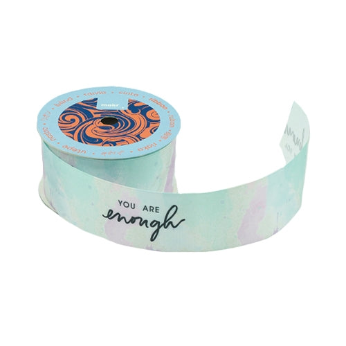 Makr Ribbon, You Are Enough Satin- 38mmx3.6m