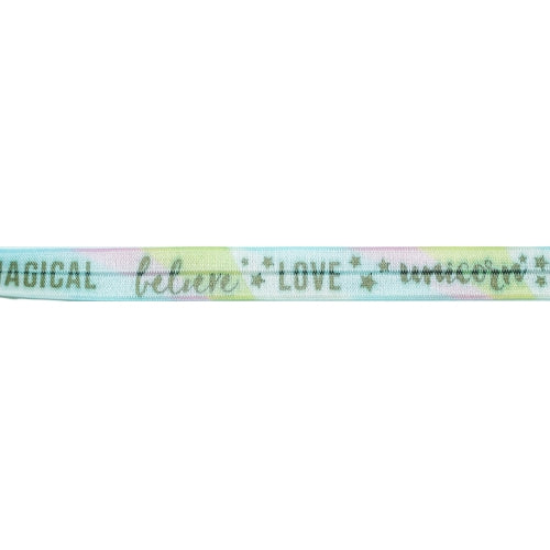 Makr Ribbon, Love Unicorn Magical Elastic- 16mmx3.6m