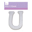Makr Polyfoam, Uppercase U- White
