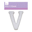 Makr Polyfoam, Uppercase V- White