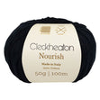 Cleckheaton Nourish Yarn, Black- 50g Cotton Yarn