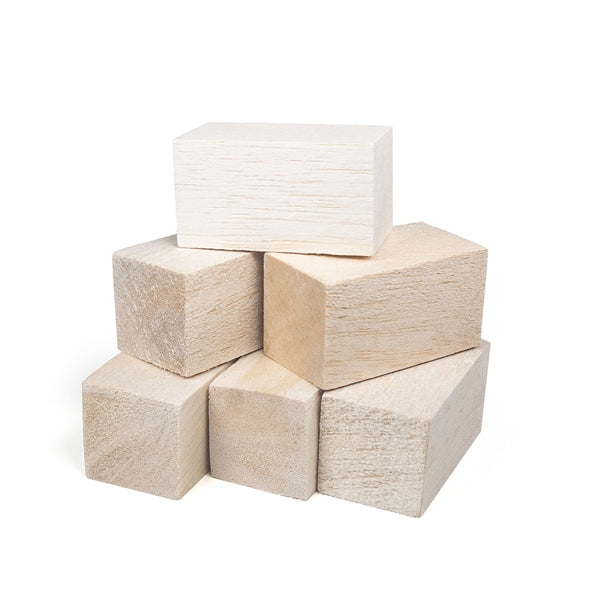 Craftsmart Balsa Basics Pack, Assorted Blocks- 6pc