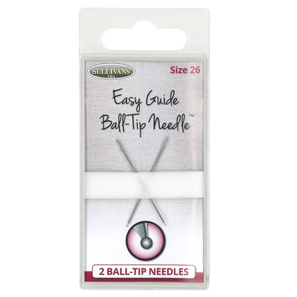 Sullivans Easy Guide Ball-Tip Needle, Size 26- 2pk