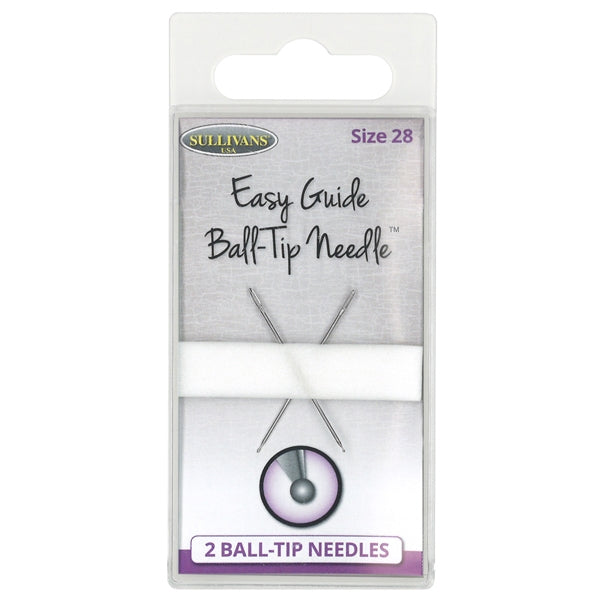 Sullivans Easy Guide Ball-Tip Needle, Size 28- 2pk