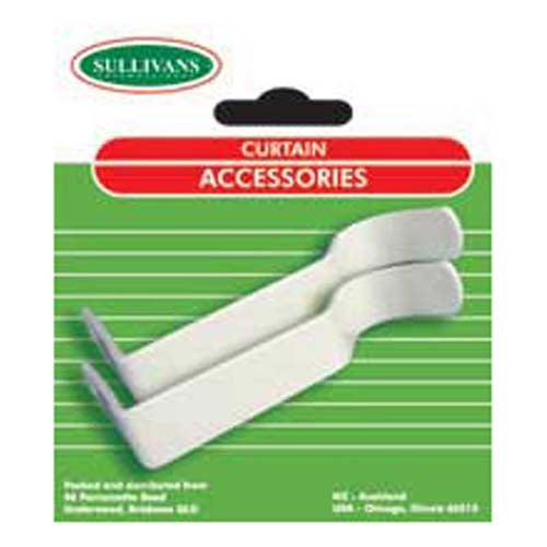 Sullivans Bracket, 100mm White- 2pcs