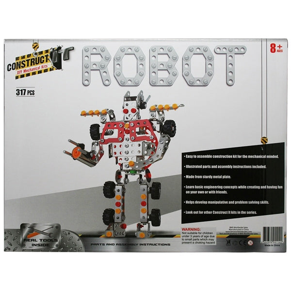 Construct It DIY Mechanical Kit, Robot- 317pcs