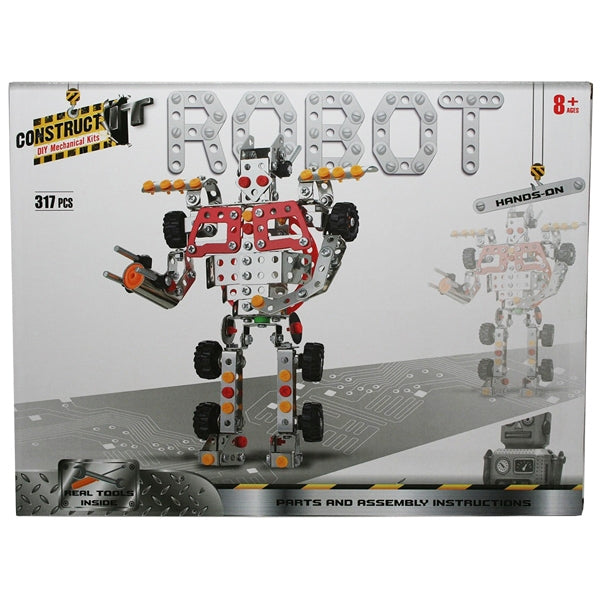 Construct It DIY Mechanical Kit, Robot- 317pcs