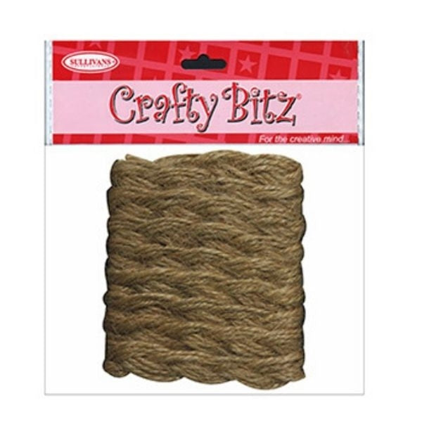 Crafty Bitz Jute Trim- 1mx1cm