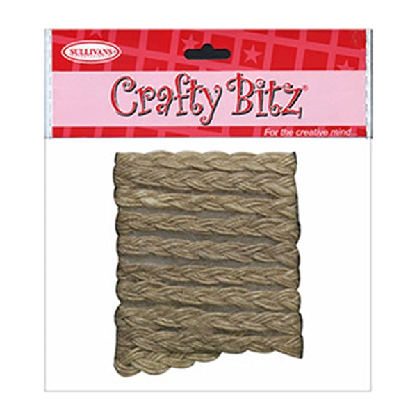 Crafty Bitz Jute Trim- 1mx0.5cm