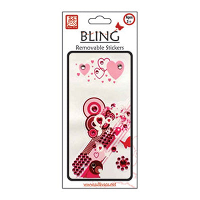 Sullivans Acrylic Sticker Bling, Heart & Circles