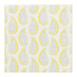 Emma & Mila Craft Print Fabric, Yellow Paisley- Width 112cm