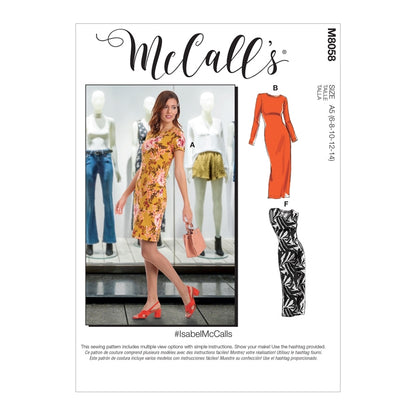 McCall's Pattern M8058 E5 (14-16-18-20-22)