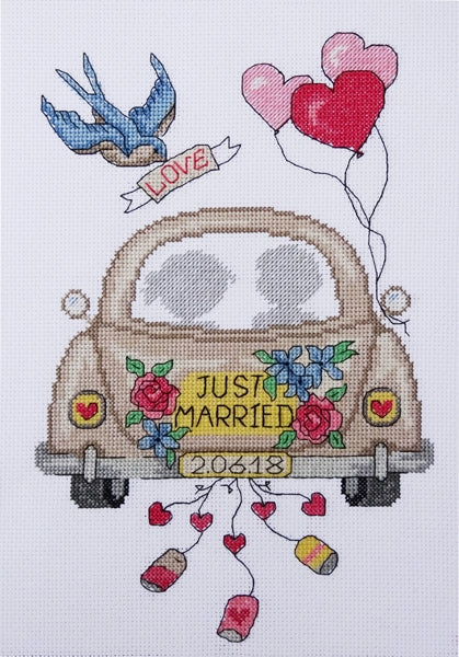 DMC Cross Stitch Kit - Wedding Sampler