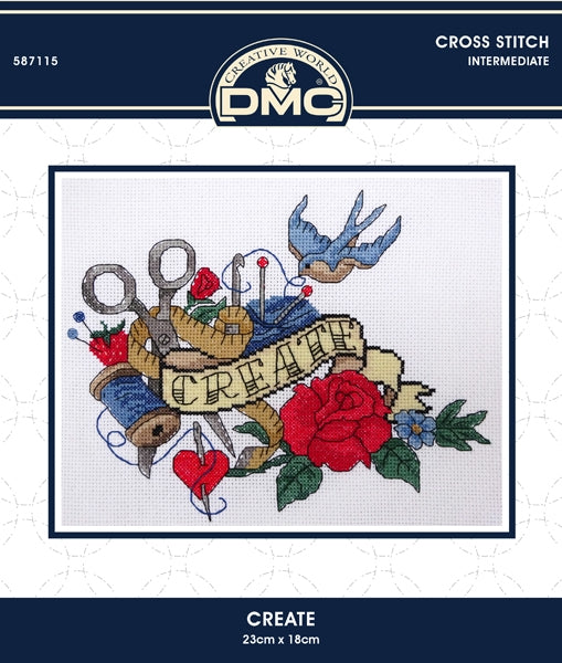 DMC Cross Stitch Kit - Create